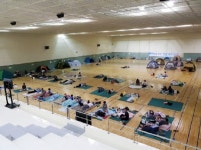 인천시 송림체육관 무더위 쉼터 연장 운영