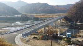 홍천군, 군도14호선 되룡골 정비사업 준공