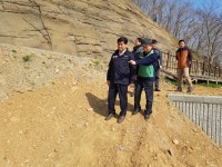 동해시, 해빙기 급경사지 44개소 안전점검