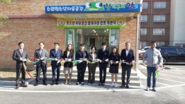수원시,  고색중학교에  청개구리 연못 문 열어