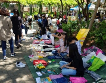 계룡시, 나눔을 실천하는 '청소년 벼룩시장' 열려