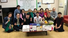 용인시, 영덕동 ㈜원익홀딩스서 경로당 24곳에 제철과일 전달