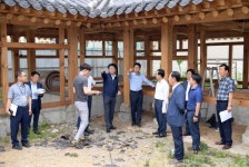 김정섭 공주시장, 주요 현안 사업장방문