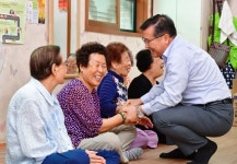 류경기 중랑구청장, 경로당 어르신들과 소통의 시간 가져