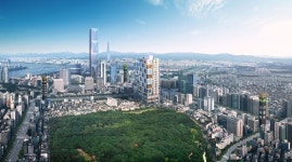강남 빌딩 숲 오아시스 삼릉공원을 가까이에 삼성동 현대 위버포레 이달 분양