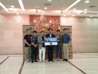 독도사랑운동본부, 신성통상이 독도의 날 기념 후원금·물품 전달