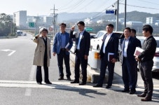 김명숙 충남도의원, 민원유발·안전위협도로 현장방문