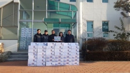 원주 문막민속5일장, 문막읍 행정복지센터에 라면 100박스 기탁
