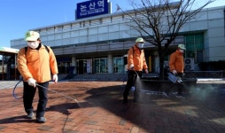 논산시, 다중이용시설 방역소독강화