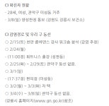 관악구 확진자 동선, 거주지 미성동→강릉서 확진