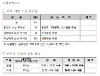 원주시, 유료  주차장 무료 개방