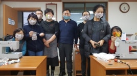 수원시 권선구 세류3동, 천 마스크 나눔