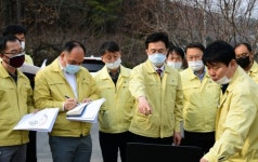 이재욱 농축산부장관, 아프리카 돼지열병 방역 현장 점검
