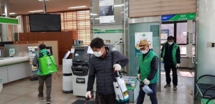 안성시 원곡면, 지역사회와 함께 방역활동 전개