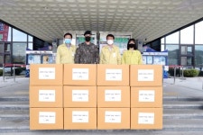 홍천군, 주둔 군장병 마스크 1만2900매 지급