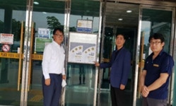 부여백제휴게소, 위생등급제 현판식·결의 대회가져