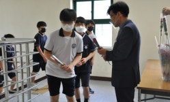 얘들아 보고 싶었다 ~ 공주영명중학교 등교 입학축하