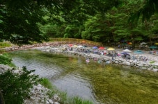 포천시, 청정 백운계곡 하천정비 파라솔설치 국민들께 무료개방