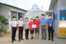 용인소방서,한국소방산업기술원 화재피해에 준한 호우피해 주민 지원