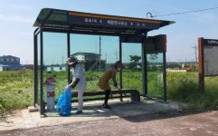 논산시, 추석맞이 버스승강장 환경정비