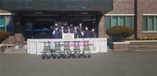 광양 옥룡면 청년회, 보행 보조차 30대 기증