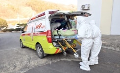 공주 푸르메요양병원 격리해제 … 유스호스텔 환자 이송