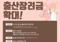 안성시, 첫째자녀부터 출산장려금 지원 확대