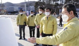 김용찬 행정부지사, AI 대응 현장 방문