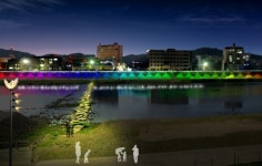 홍천군, 홍천강 야간경관 디자인 조성사업 추진