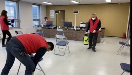 동두천시 생연2동주민자치위원회, 동 행정복지센터 방역봉사