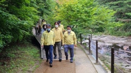 환경부 자연보전국장 계룡산국립공원서 코로나19 현장 점검