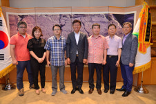 울주군수, 식품제조가공협의회 협동조합 환담
