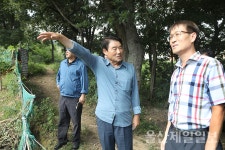 동구 궁도장 부지 현장점검