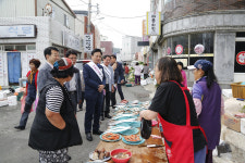 울산 북구청장 추석맞이 정자시장 방문