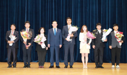 울산시 정례조회, 시장표창패 전달