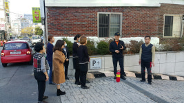 울산 병영119, 스카이M빌딩 복합건축물 소방훈련