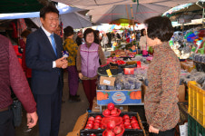울주군수, 언양알프스시장 방문