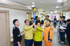 황세영 울산시의장, 국가안전대진단 요양병원 현장방문