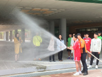 울산 병영119센터, 외솔중 합동소방훈련