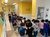 울산 온양119, 에꼬르앙팡 유치원 합동소방훈련