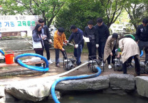 울산 동구, 양수기 가동훈련