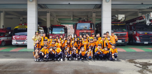 울산 온산소방서, 청량중학생 진로체험 교실