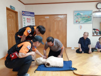 울산 성남119, 신복산 경로당 소방훈련