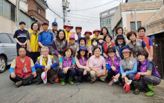 울산 중구 반구2동 행정복지센터, 쓰레기 방치 가구 주거환경개선 봉사활동