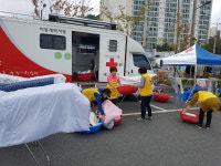 울산 삼남적십자봉사회, 태풍 이재민·어르신 세탁봉사활동