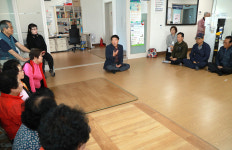 울산 정천석 동구청장, 경로당 방문