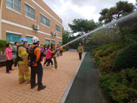 울산 화산119안전센터, 신광요양원 합동소방훈련