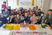 뼈쟁이감자탕 | 울산 학성동 주민자치위, 독거어르신 생신상
