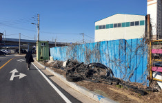 울산, 인도 점령한 쓰레기에 보행자 차도로 내몰려