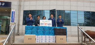 현대미포조선, 울산지역 경로당 13곳 물품 지원